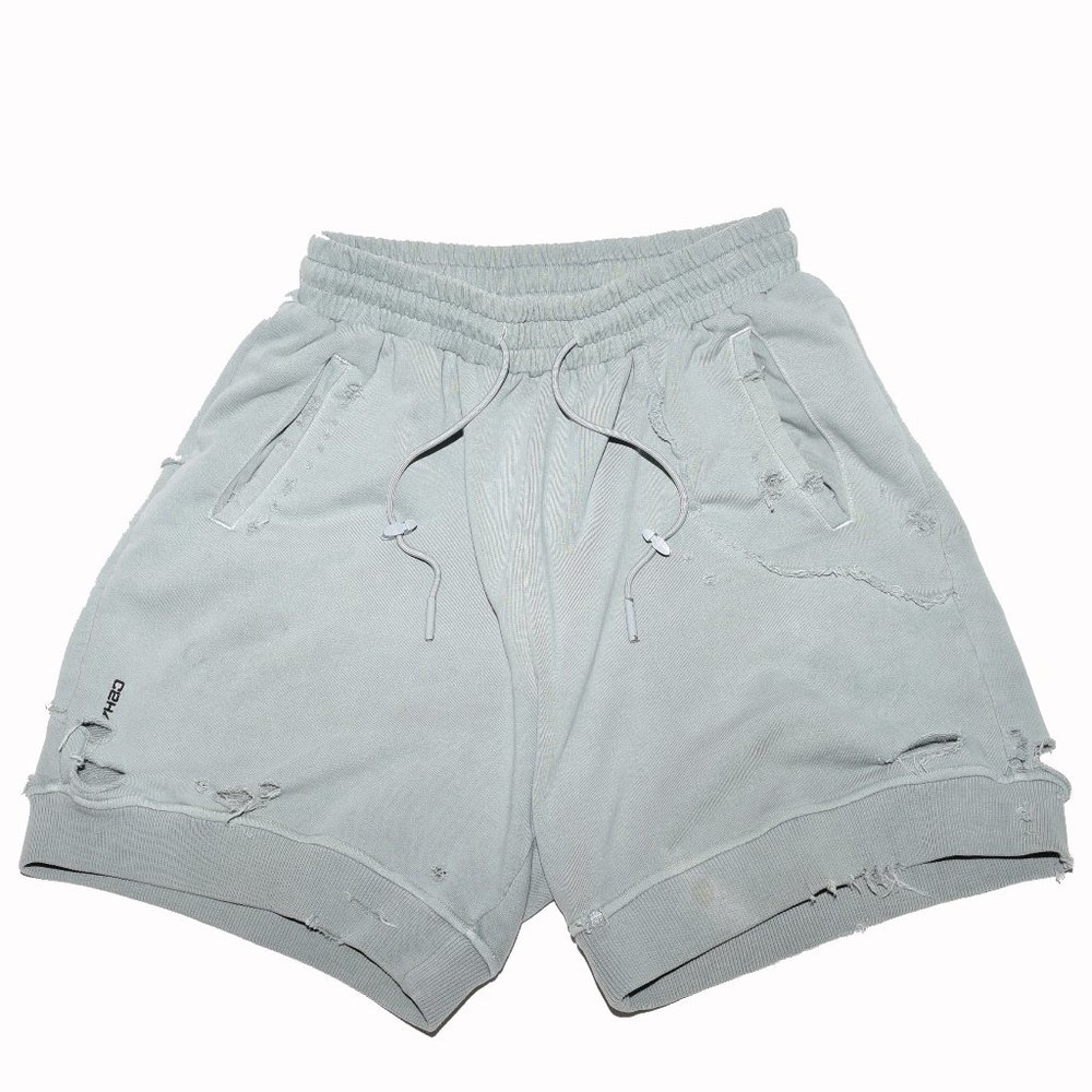 C2H4 Distressed Sweat Shorts